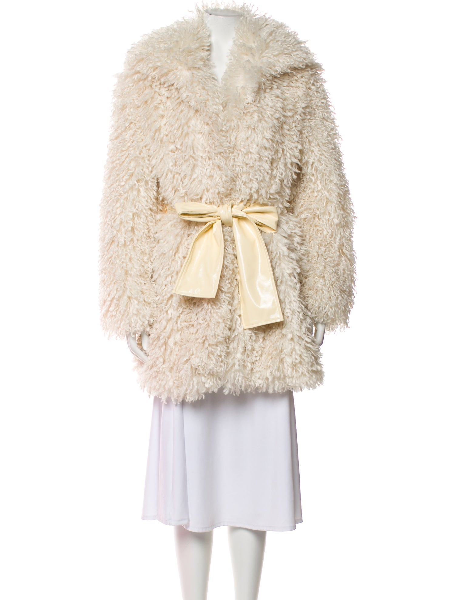 Staud Faux Fur Coat