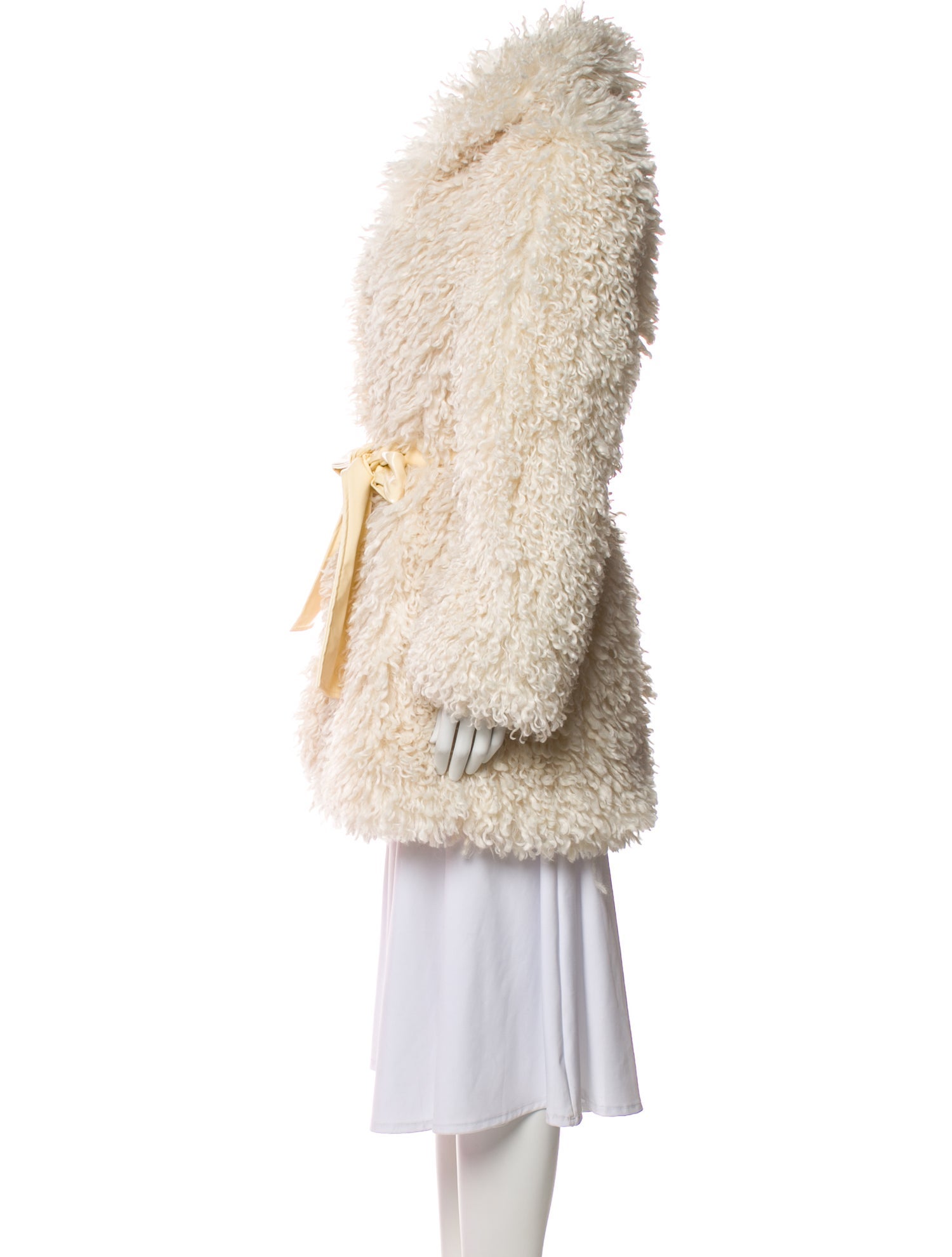 Staud Faux Fur Coat