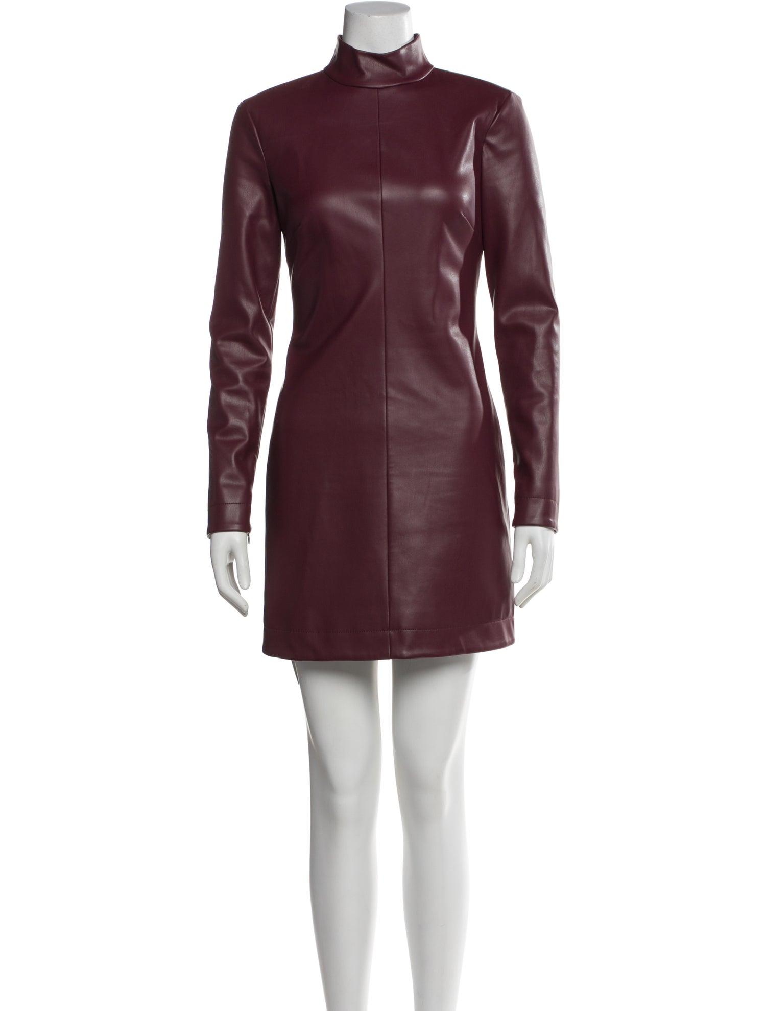 staud burgundy dress Jessica Angel 833 Prom Long Velvet Fitted Formal Dress