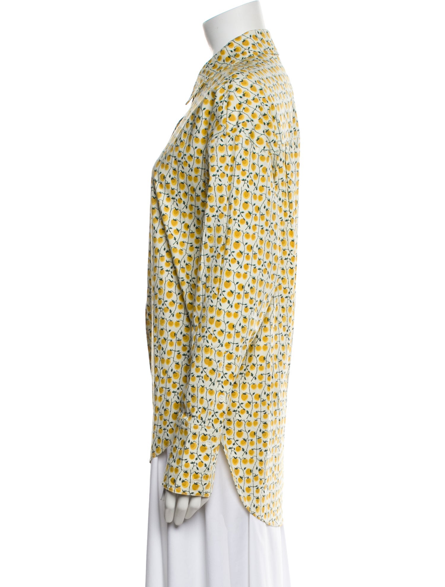 Staud Floral Print Long Sleeve Blouse w/ Tags