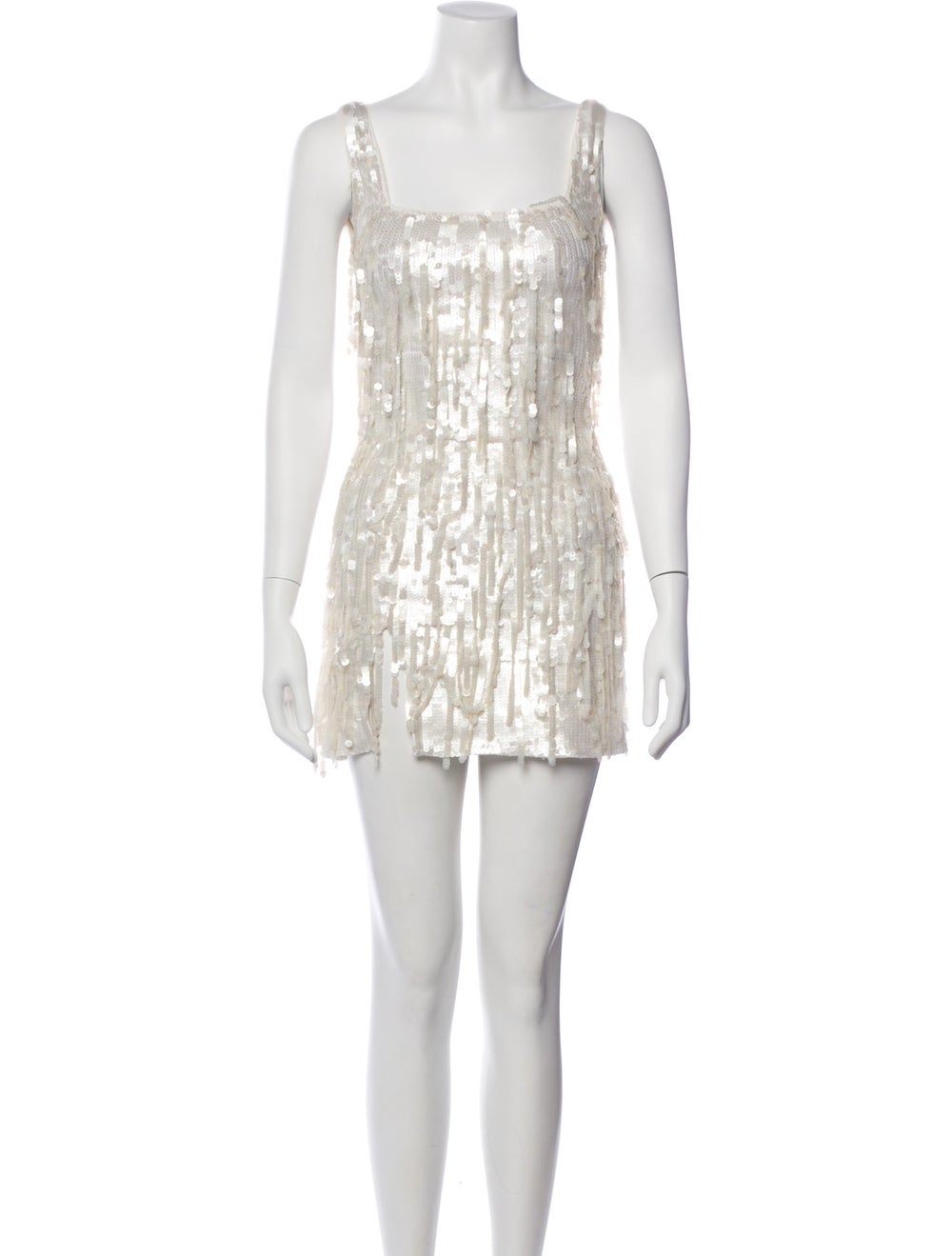 Staud Patterned Square Neckline Top - image 1