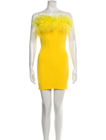 Staud Strapless Mini Dress