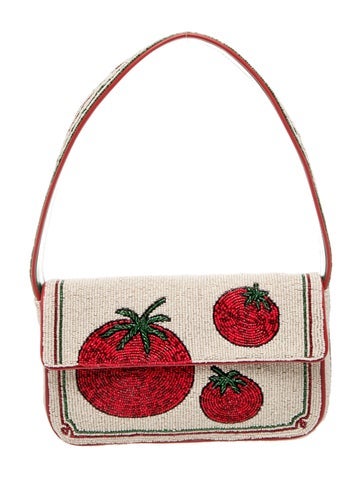 Pre-owned Staud Shoulder Bag W/ Tags In Neutral