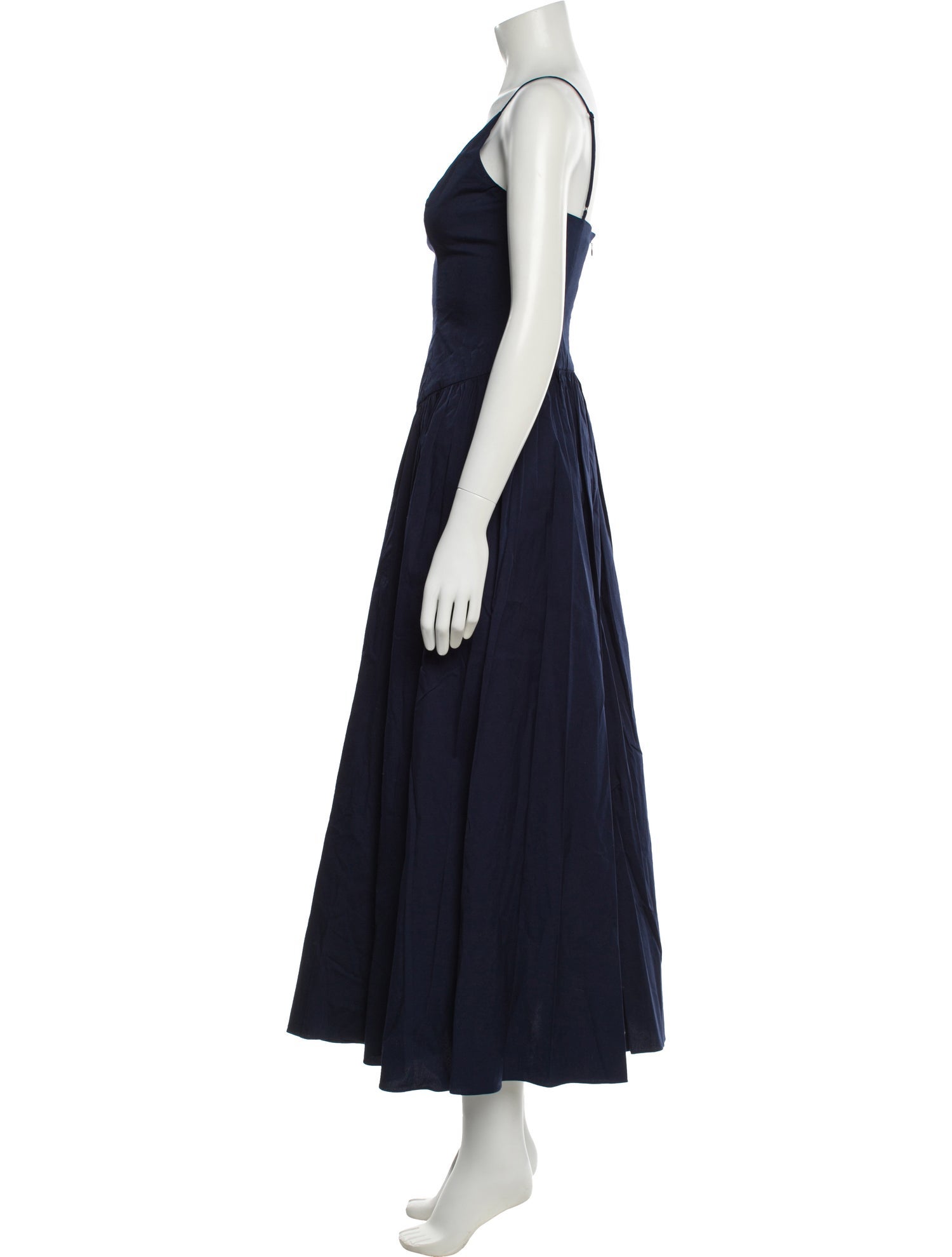 Staud Scoop Neck Long Dress