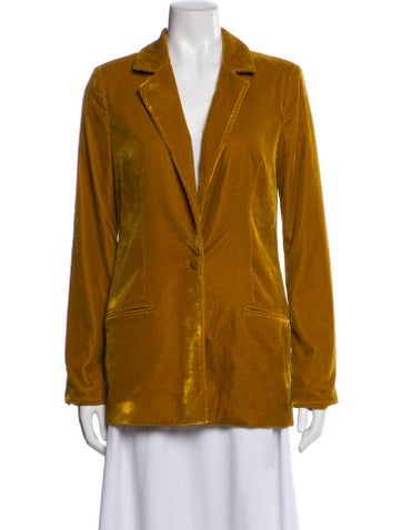 Pre-owned Staud Blazer In Yellow