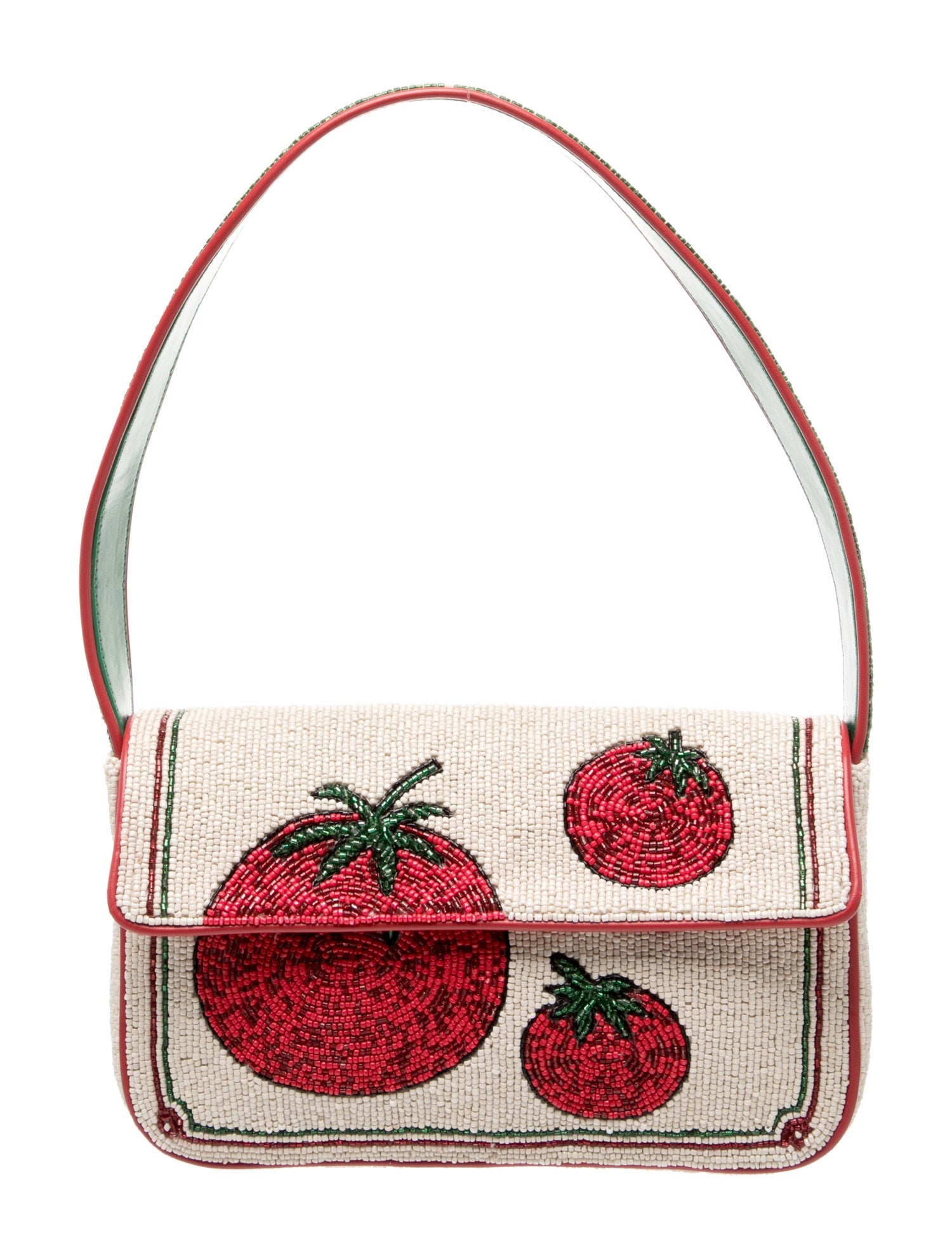 Staud Leather Tommy Beaded