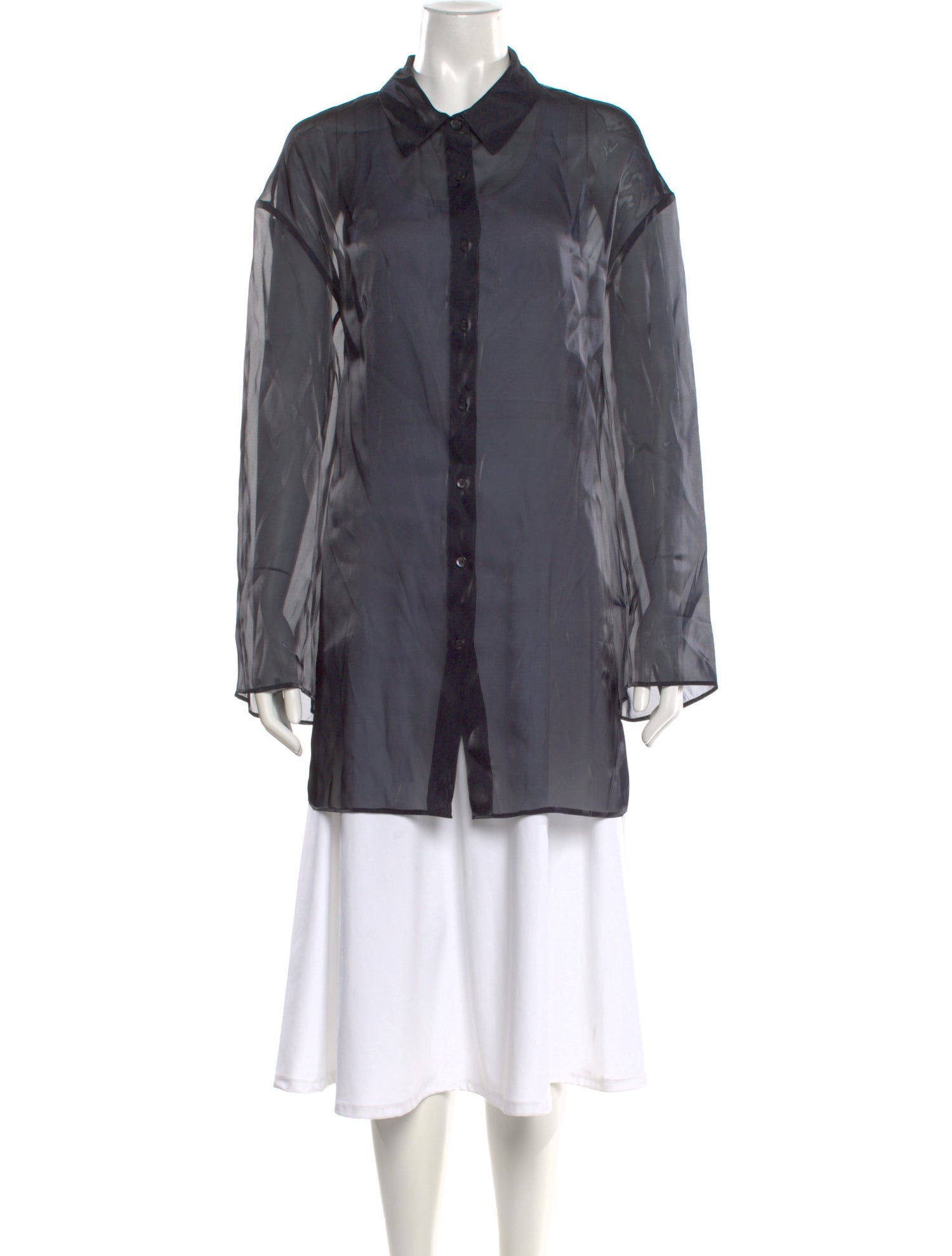 Staud Silk Long Sleeve Top w/ Tags