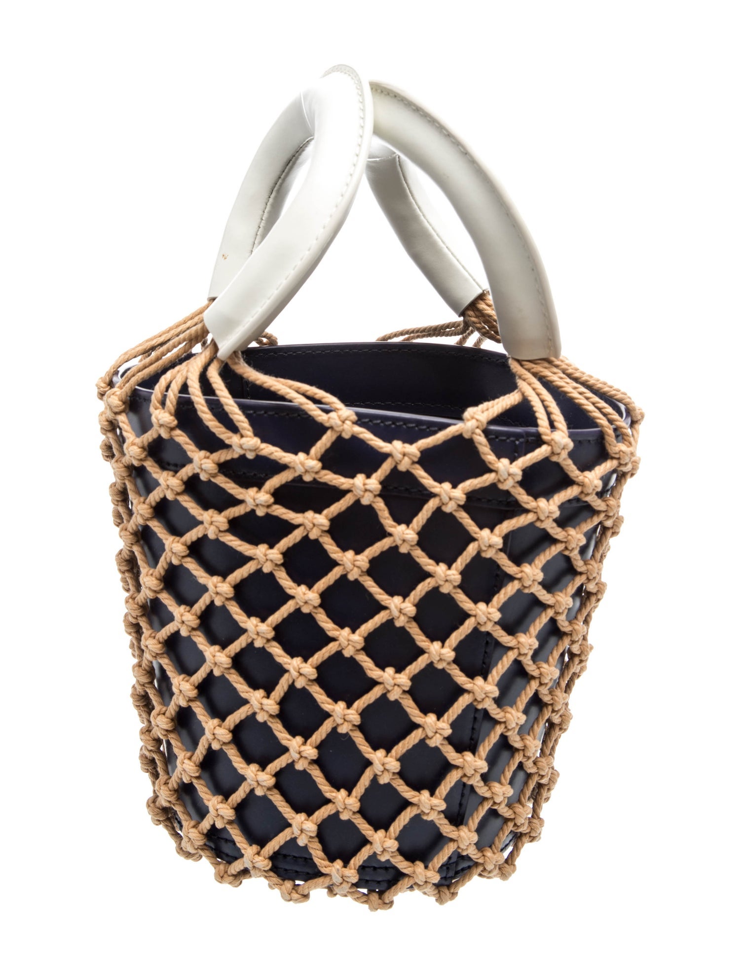 Staud Leather Top Handle Bag