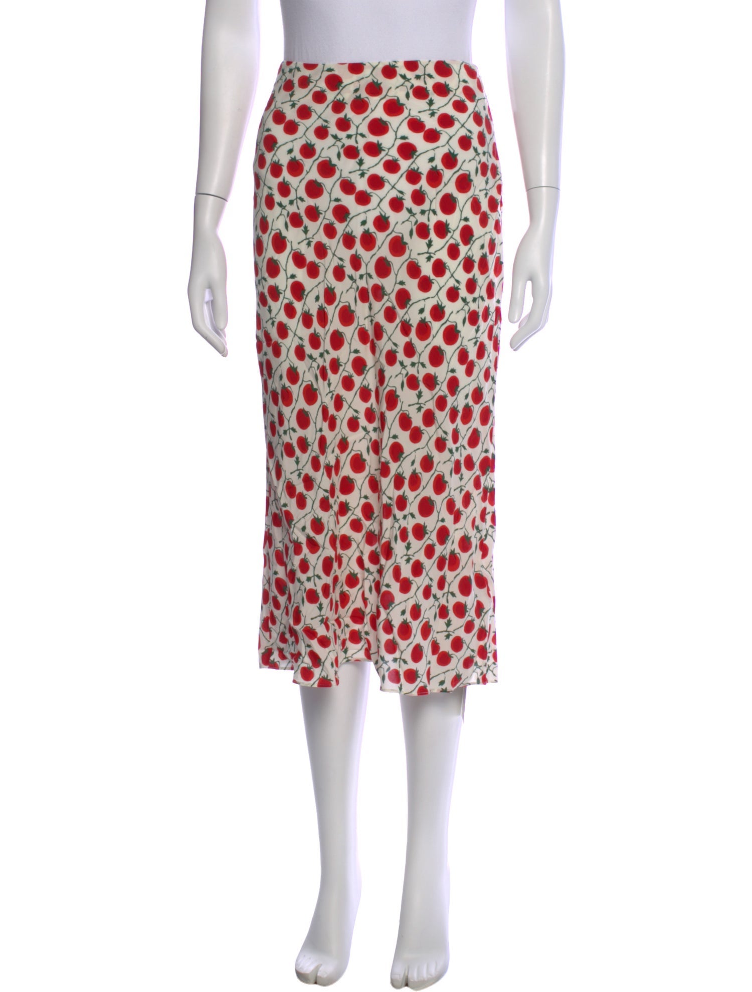 Staud Printed Midi Length Skirt w/ Tags