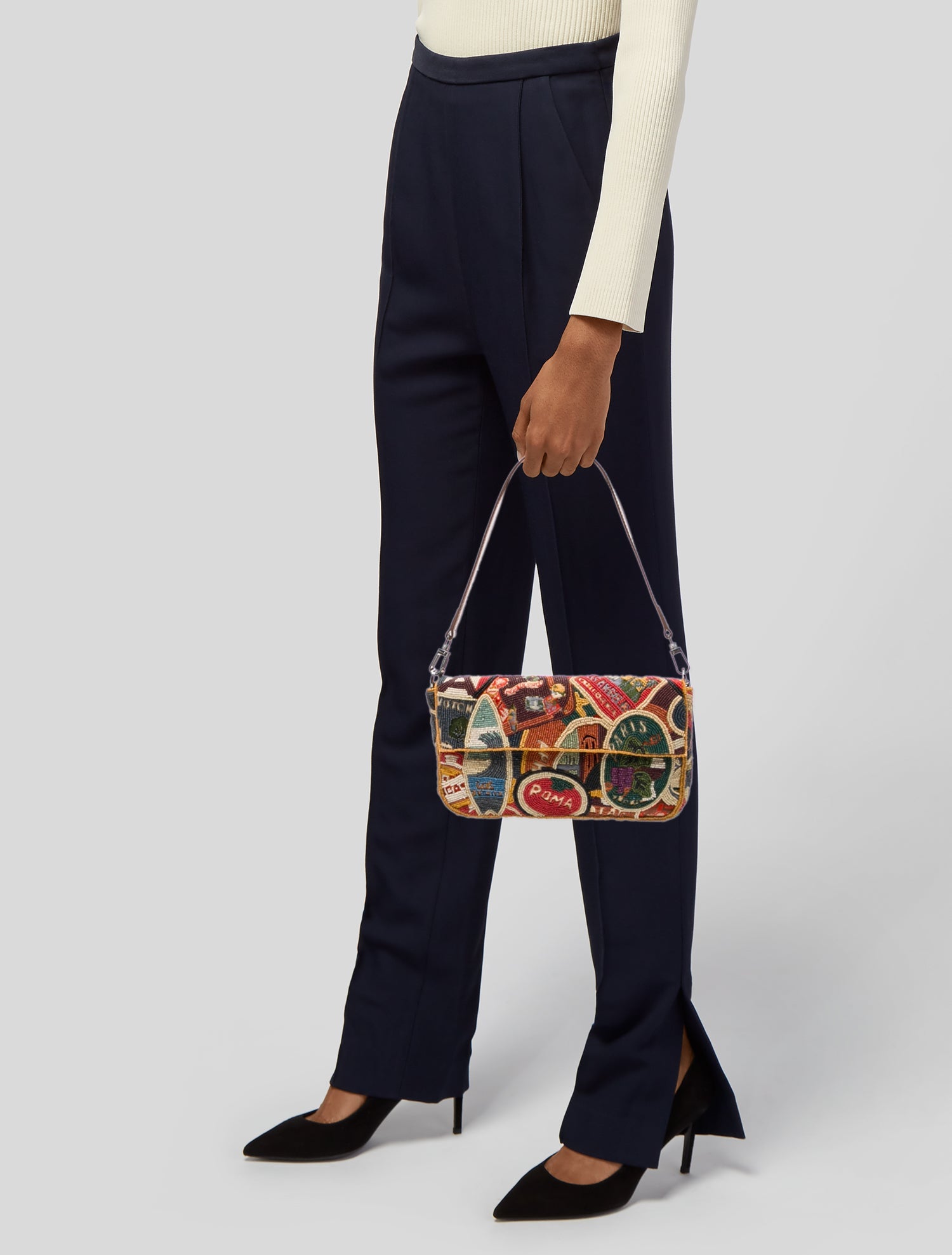 Staud Satin Shoulder Bag
