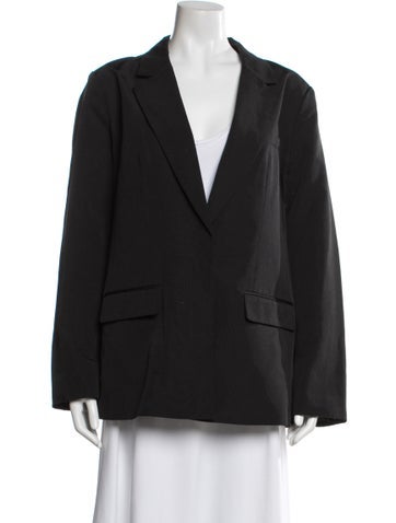 Pre-owned Staud Blazer In Black