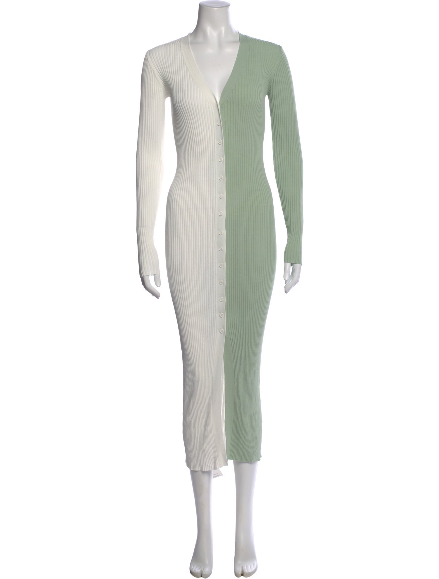 Staud V-Neck Long Dress w/ Tags