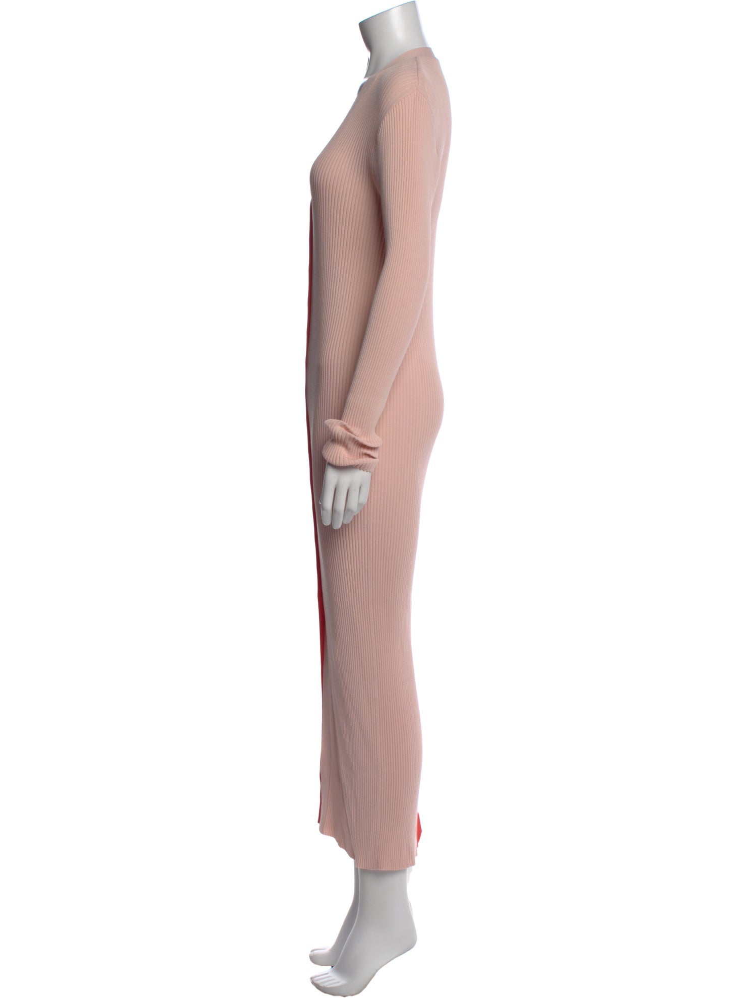 Staud Colorblock Pattern Long Dress