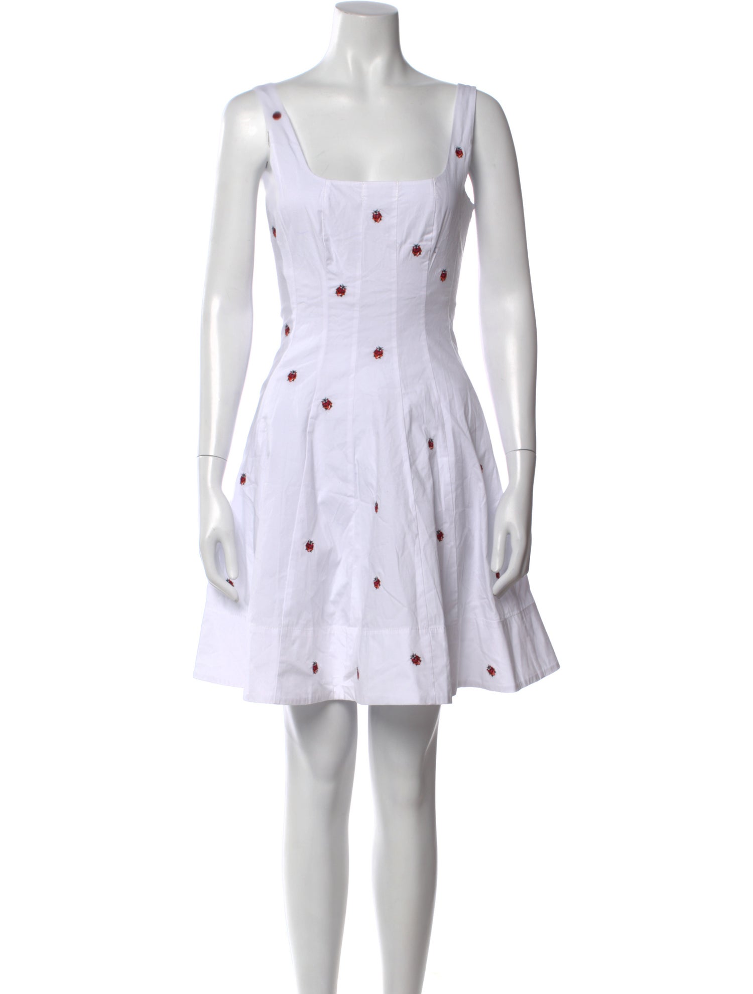 Staud Graphic Print Mini Dress