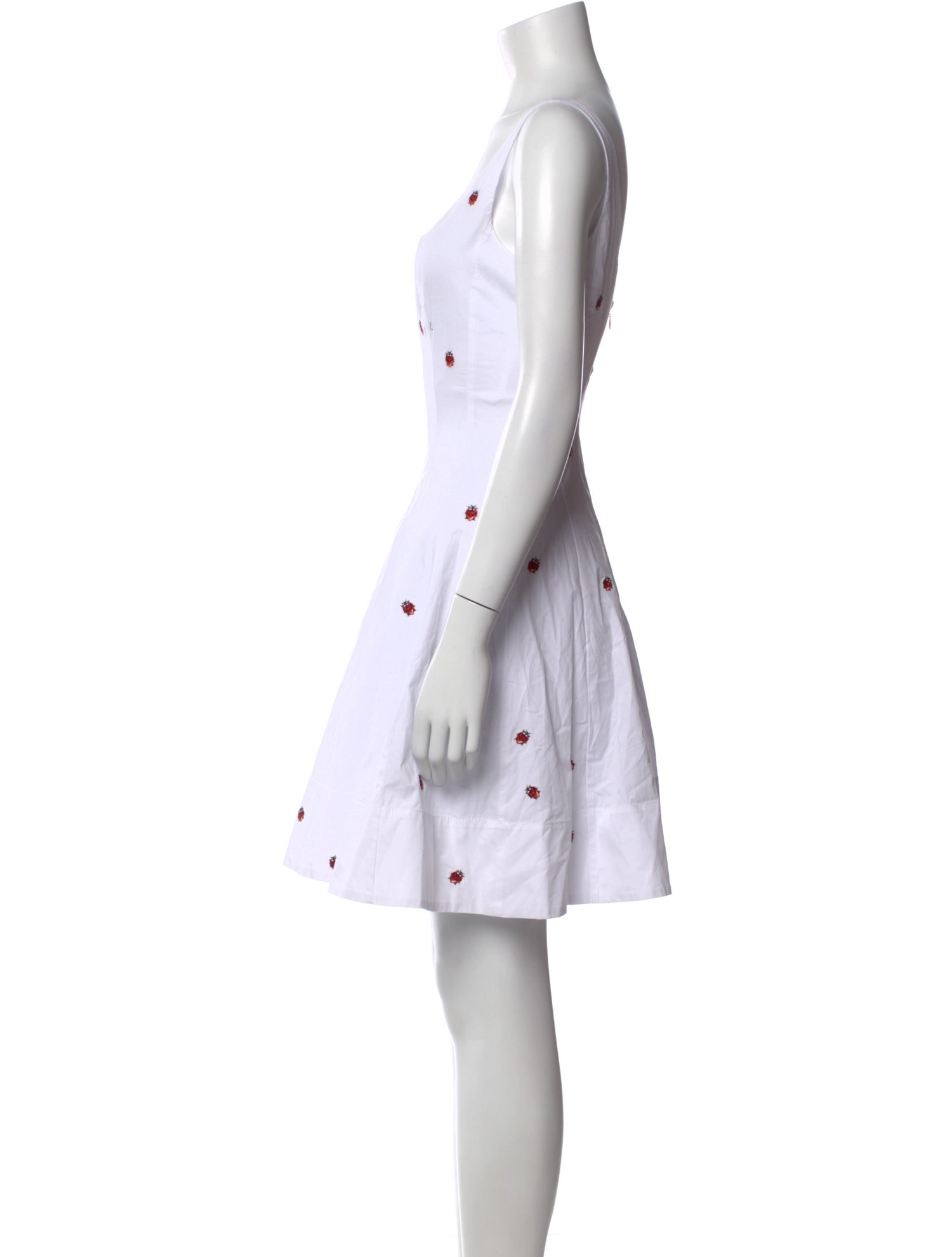 Staud Graphic Print Mini Dress