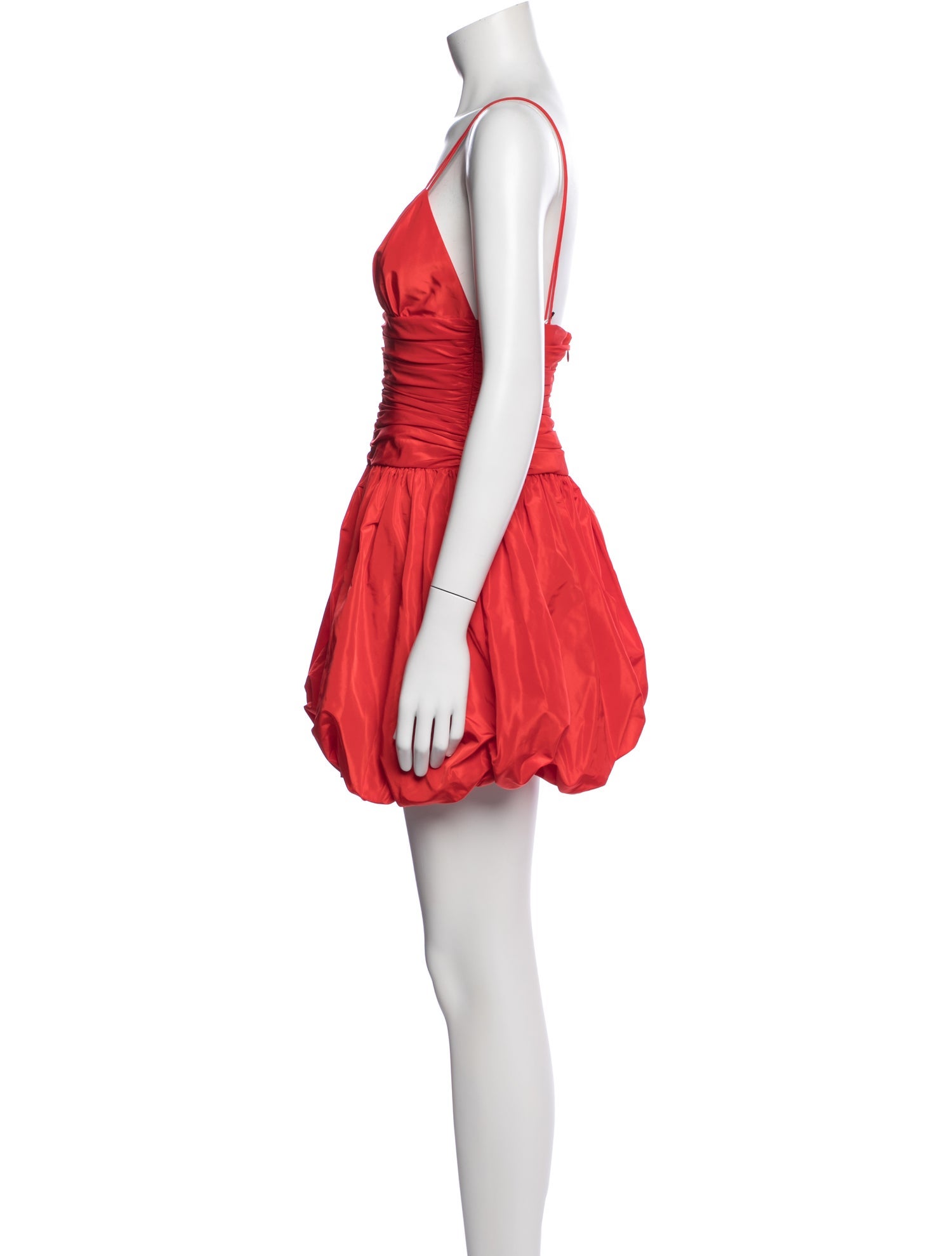 Staud V-Neck Mini Dress