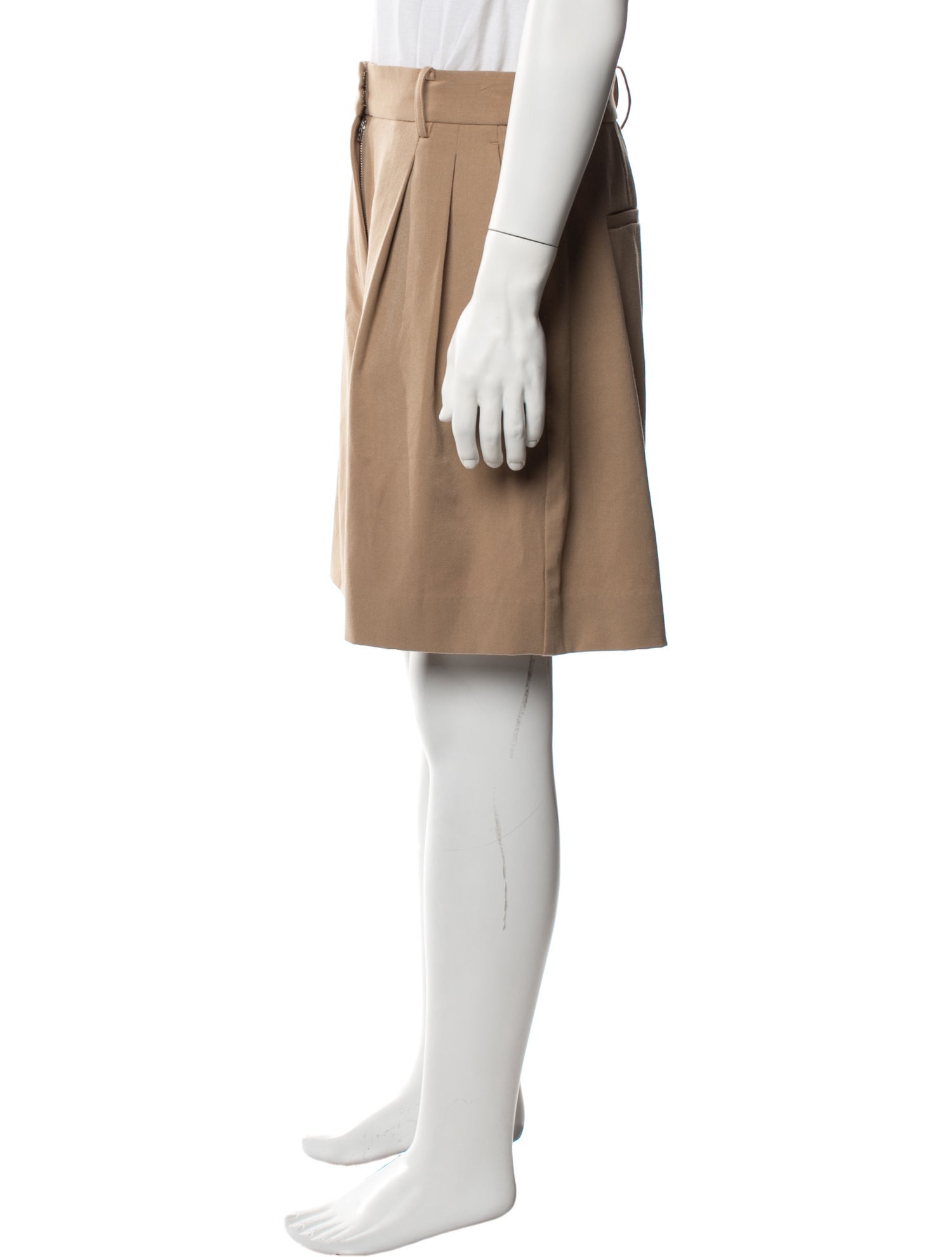 Staud Flat Front Shorts