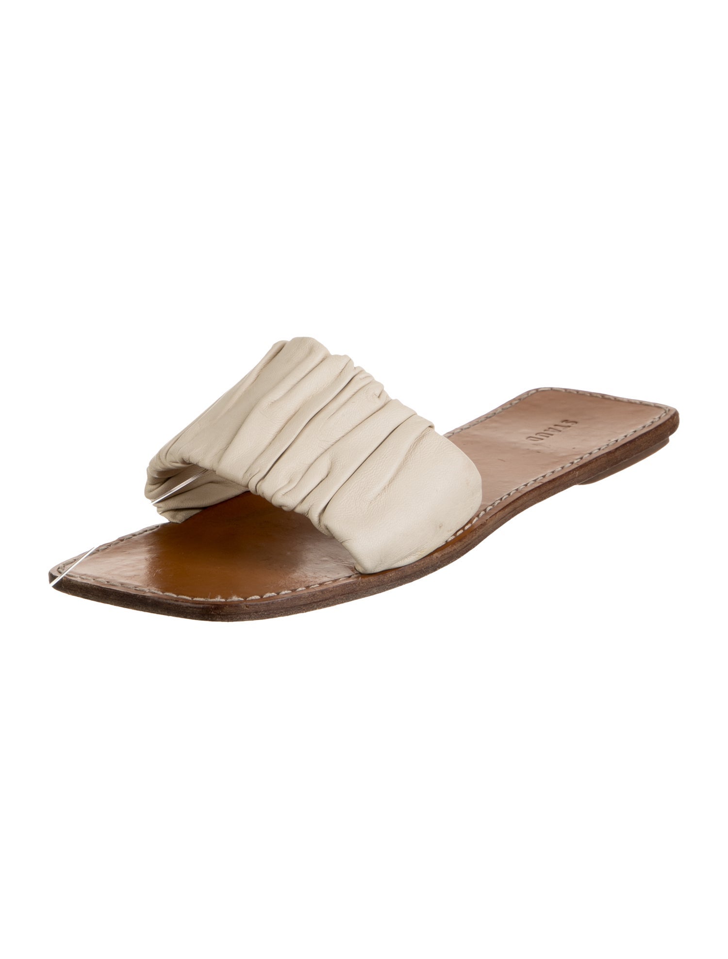 Staud Leather Slides