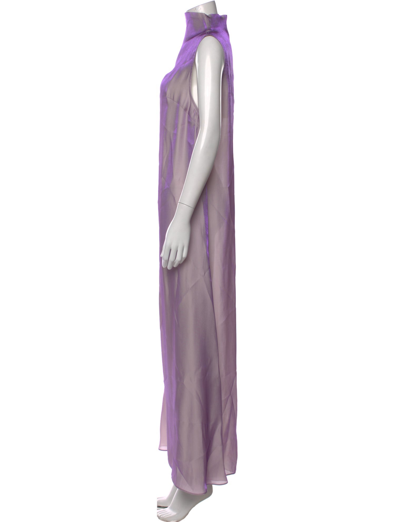 Staud Mock Neck Long Dress
