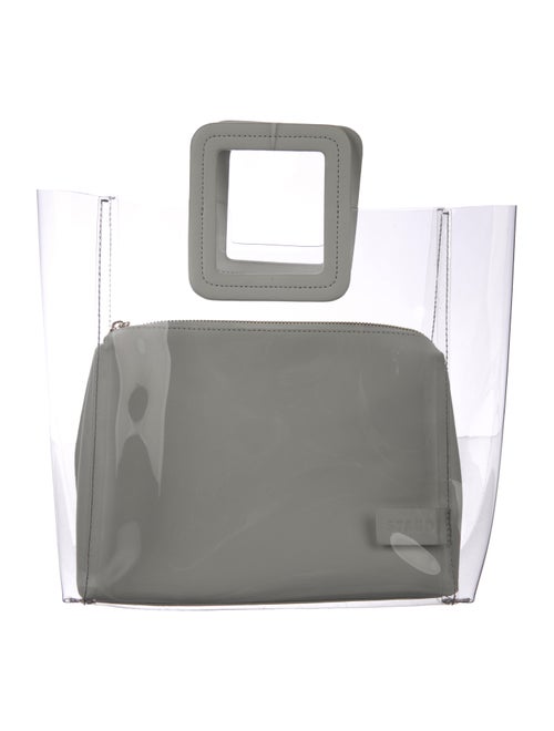 Staud Shirley PVC Tote Clear
