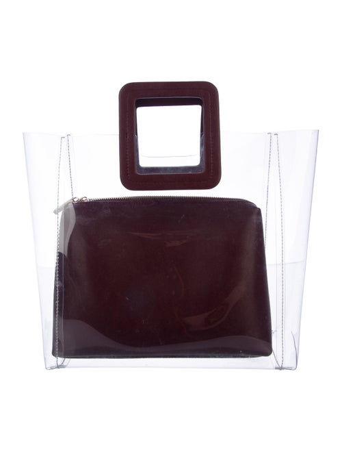 Staud PVC Shirley Tote Clear