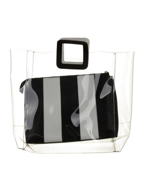 Staud Large Shirley PVC Tote Clear
