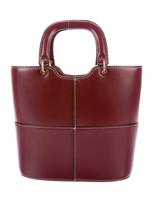 Staud Leather Satchel gold