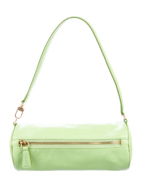 Staud Suzy Embossed Leather Mint