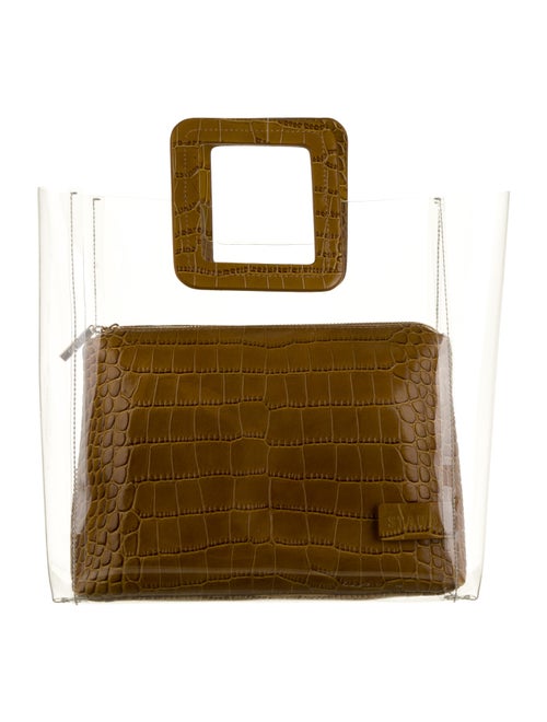 Staud PVC Shirley Tote Clear