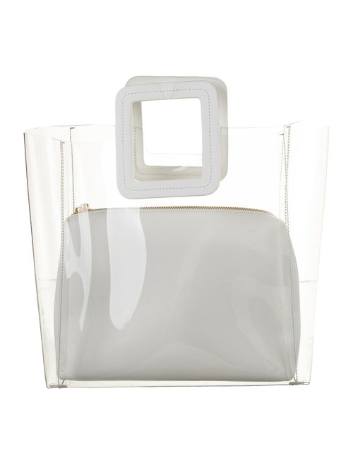 Staud Shirley PVC Tote Clear