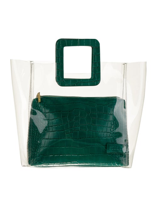 Staud PVC Shirley Bag w/ Tags Clear