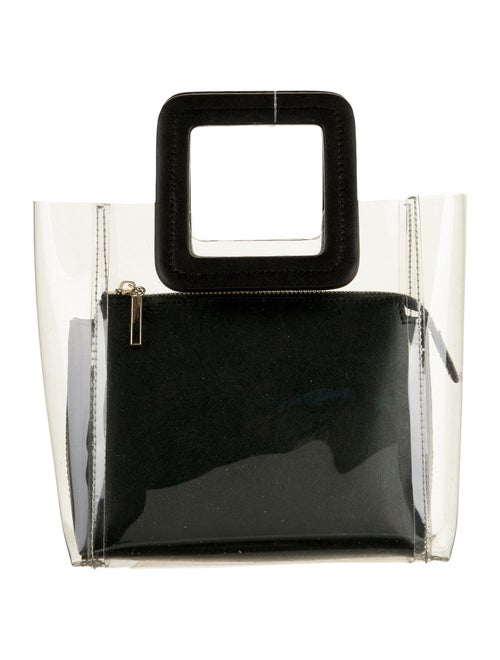 Staud Shirley PVC Handle Bag Clear