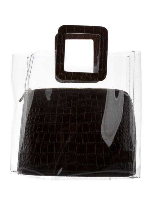 Staud PVC Shirley Bag Clear