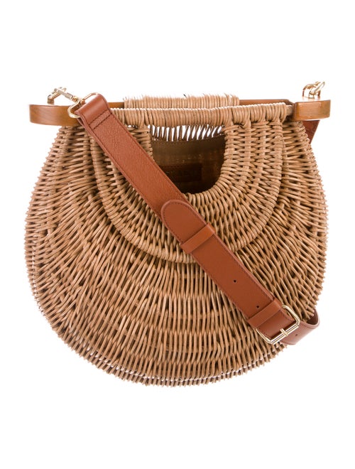 Staud Goldie Basket Bag Brown