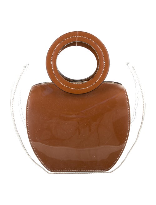 Staud PVC Handle Bag Clear