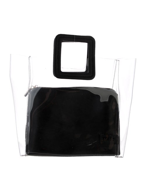Staud PVC Shirley Bag Black