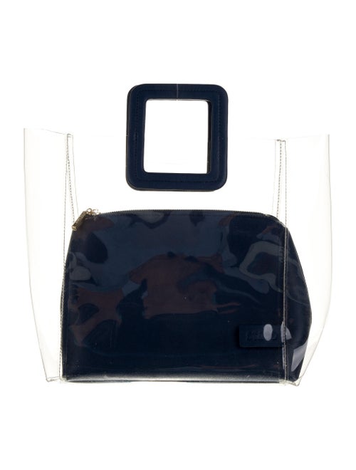 Staud PVC Shirley Bag Blue