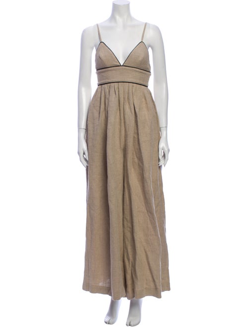 Staud Figue Linen Jumpsuit