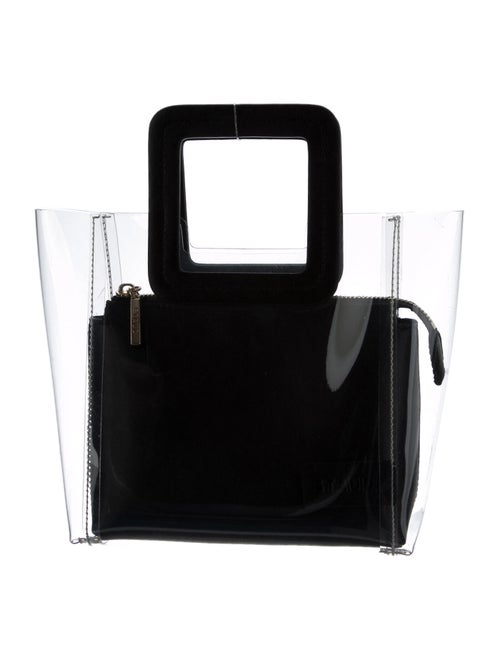 Staud Vinyl Handle Bag Clear