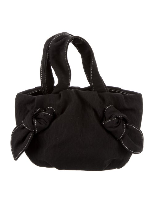 Staud Canvas Handle Bag Black