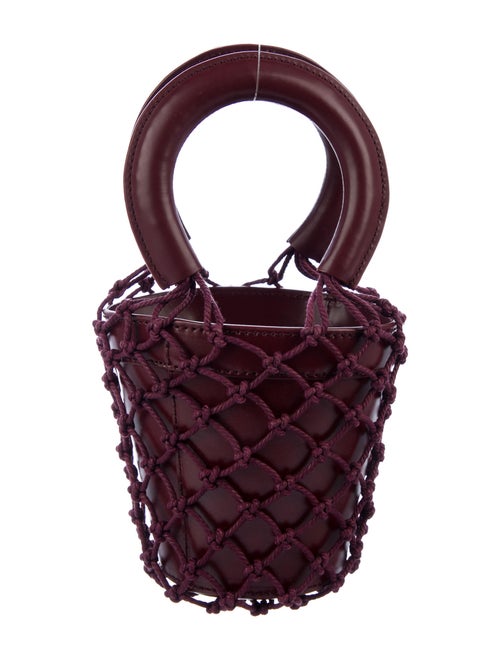 Staud Moreau Bucket Bag Red