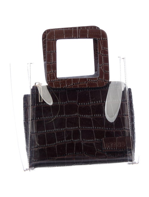 Staud Small PVC Shirley Tote Clear