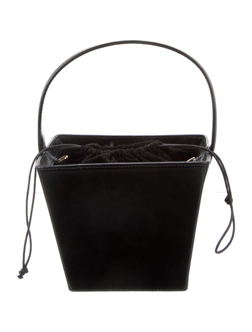 Staud Leather Bucket Bag Black