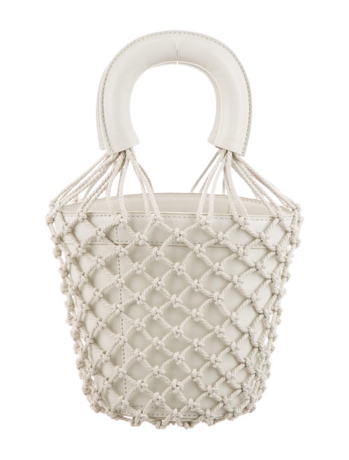 Staud Moreau Bucket Bag White