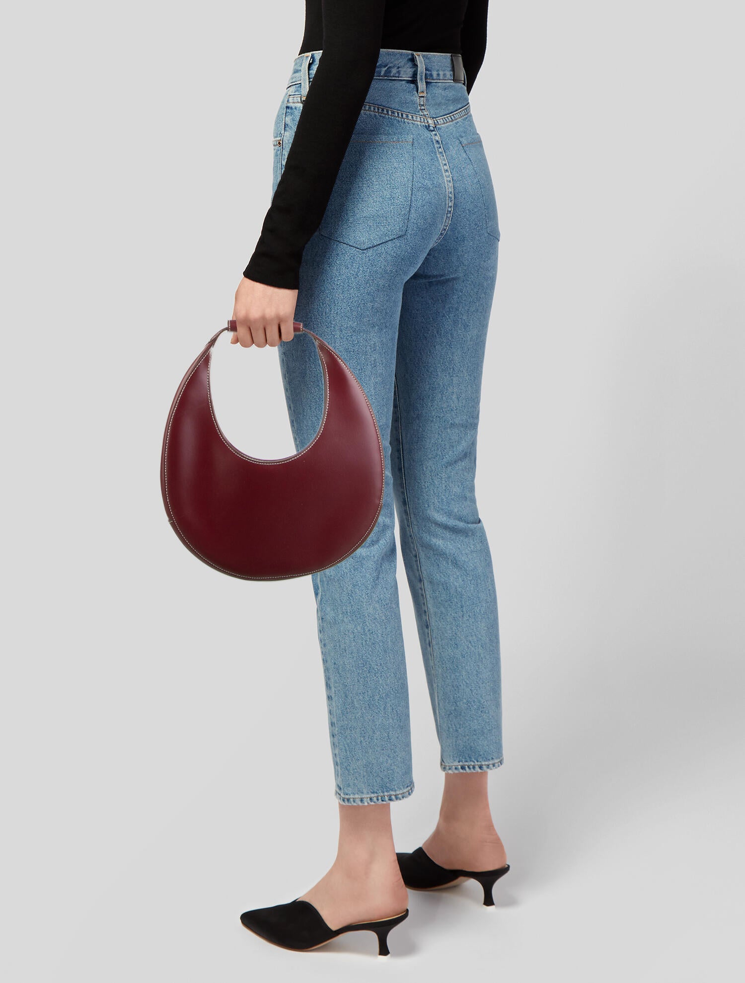 Staud Moon Leather Bag