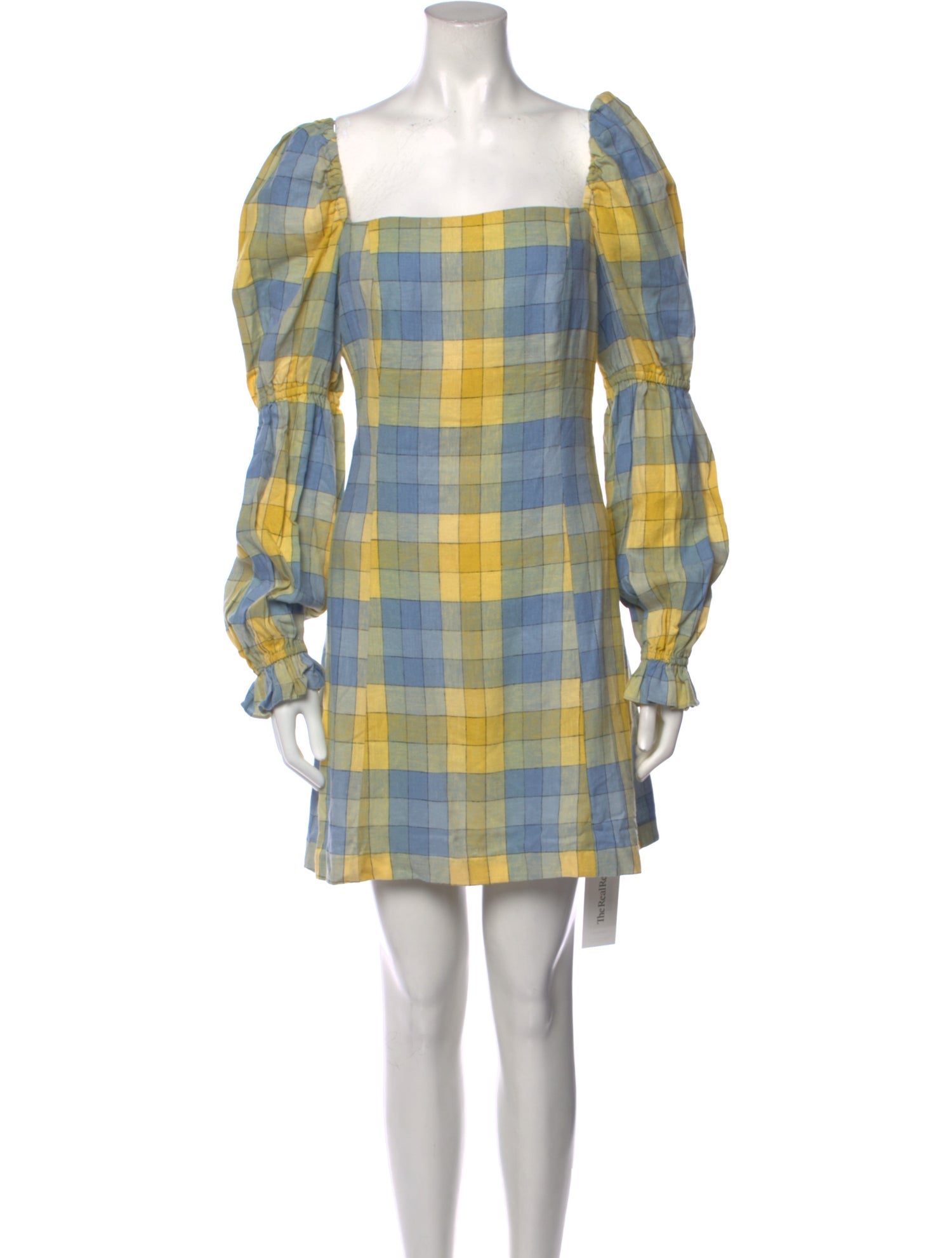 Staud Plaid Print Mini Dress - Blue Dresses, Clothing - WSTFG52616 | The RealReal Staud Plaid Print Mini Dress - Blue Dresses, Clothing - WSTFG52616 | The RealReal