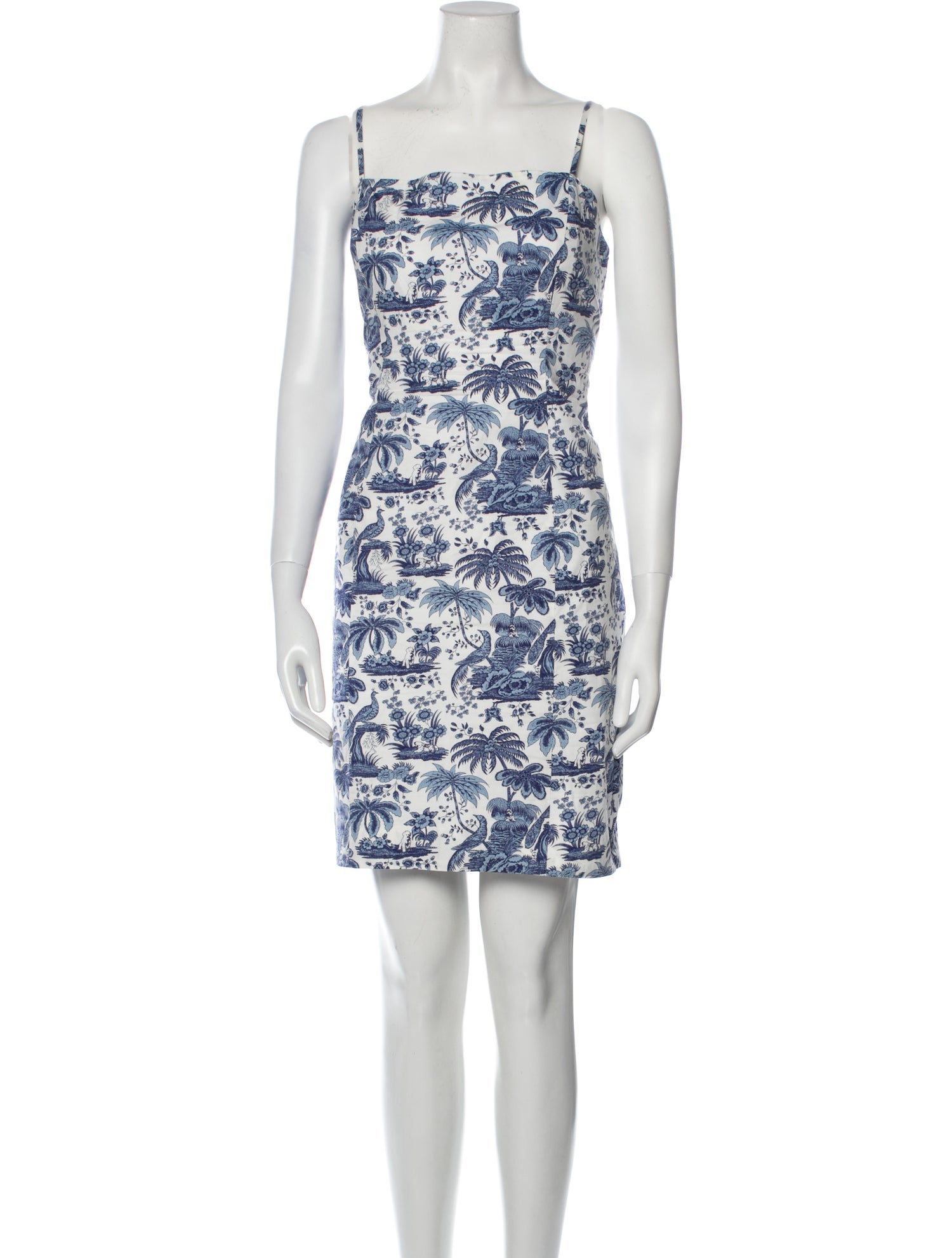 Staud Printed Mini Dress