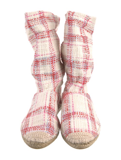 Staud Tweed Pattern Sock Boots
