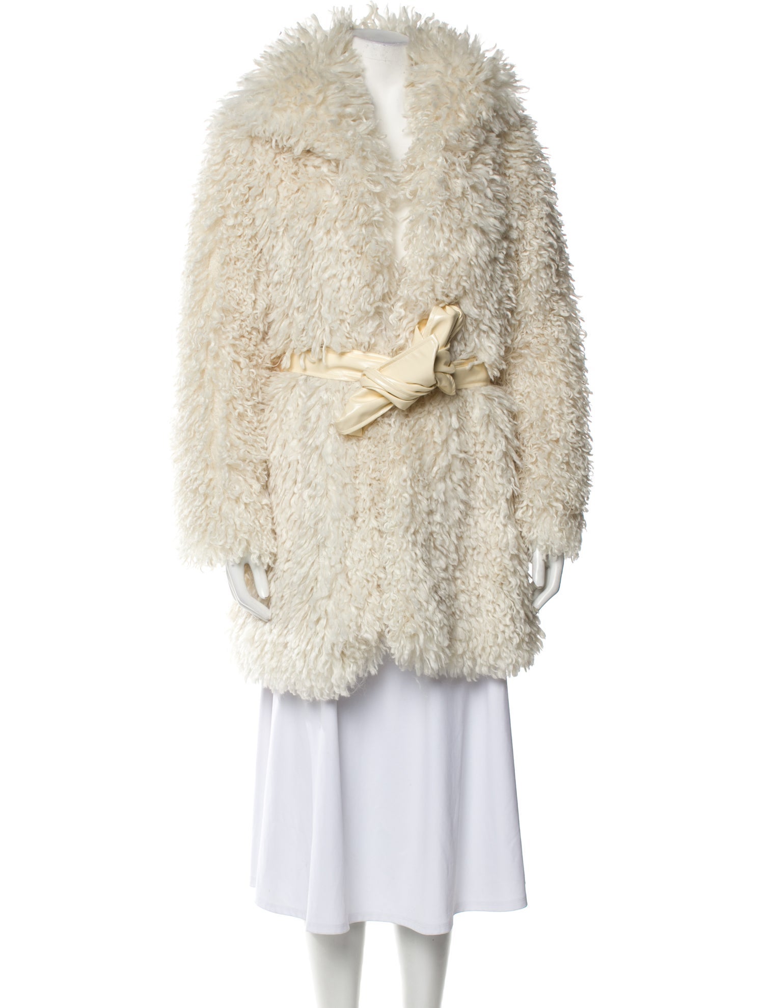 Staud Faux Fur Coat