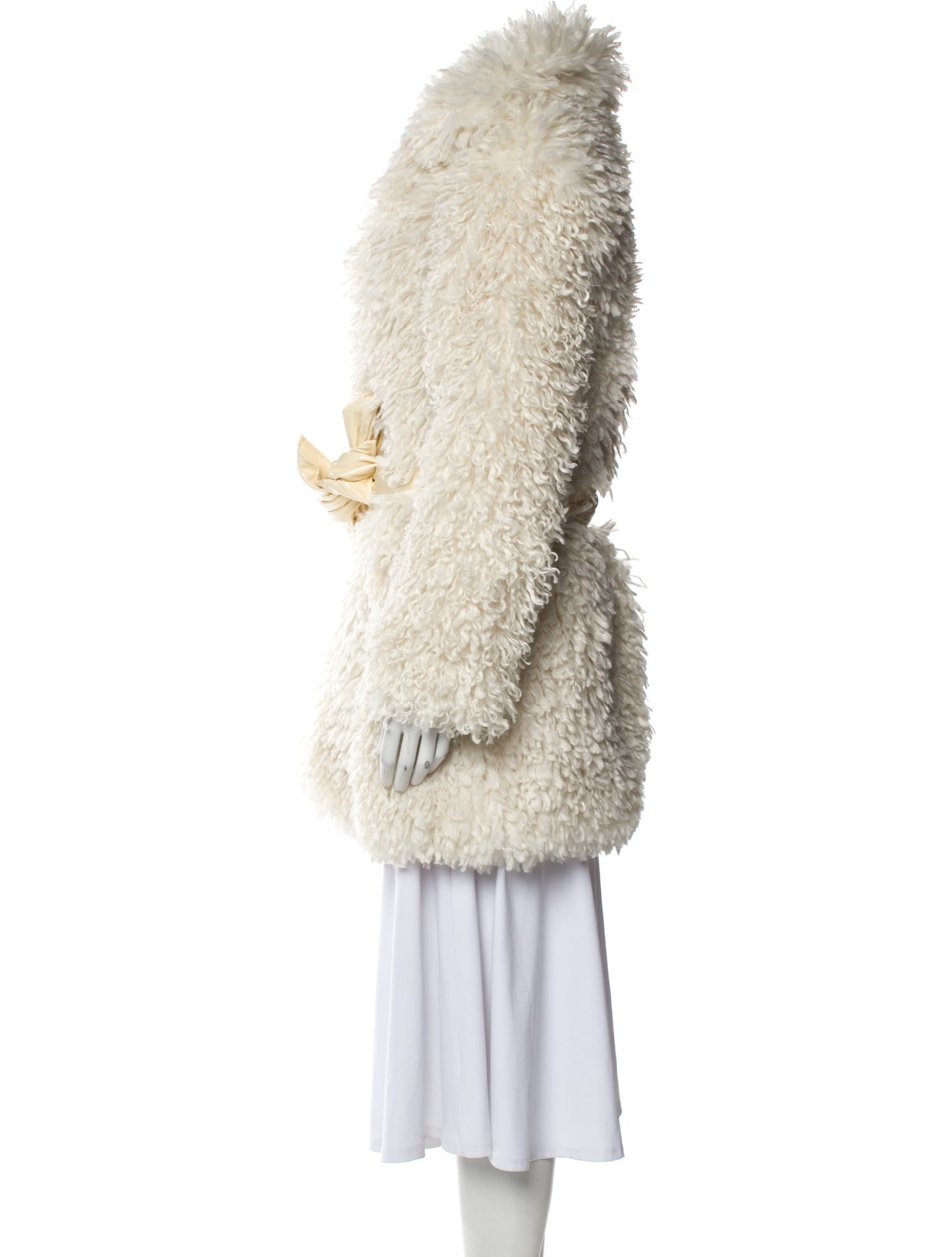 Staud Faux Fur Coat